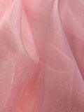 Sparkle Organza - 45-inches Wide Coral Pink