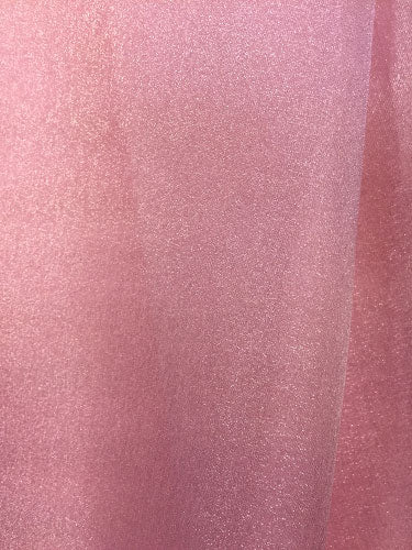 Sparkle Organza - 45-inches Wide Dusty Rose