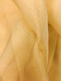 Sparkle Organza - 45-inches Wide Antique Gold