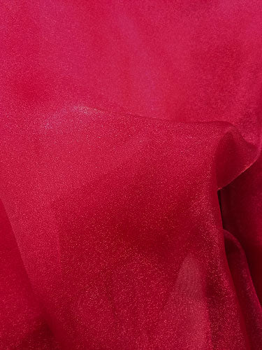 Sparkle Organza - 45-inches Dark Red