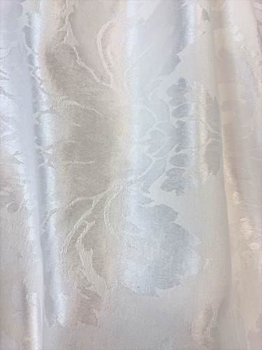 Brocade - 60-inches Wide Damask White