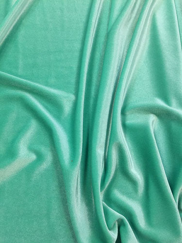 Stretch Velvet - 60-inches Wide Mint