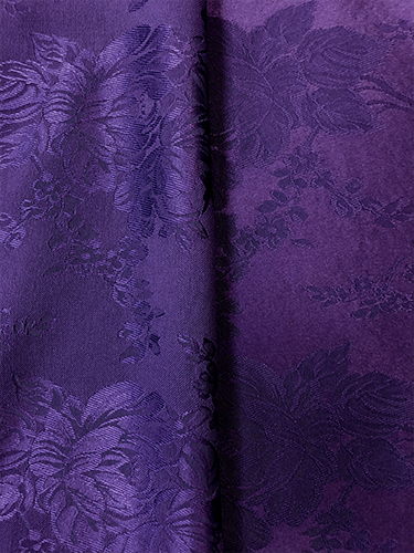 Brocade - 60-inches Wide Satin Jacquard Purple