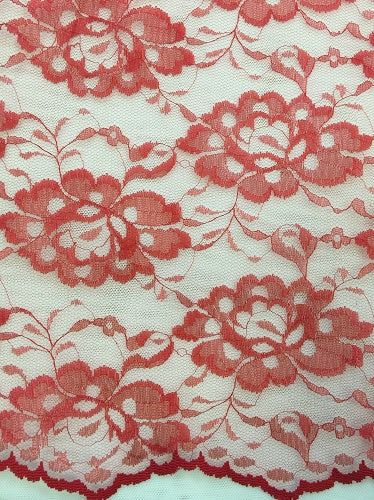 Galloon Lace - 60-inches Wide Red