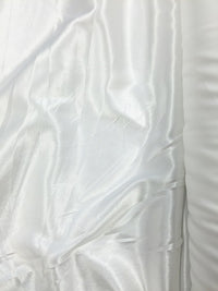 Stretch Satin - 84-inches Wide Heavy-Weight White