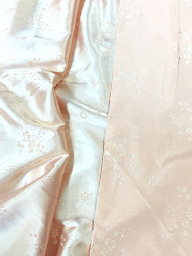 Stretch Jacquard Satin - 58-inches Wide White