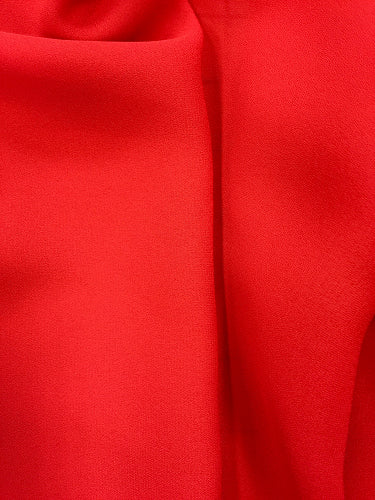 Poly Double Georgette - 60-inches Wide New Red