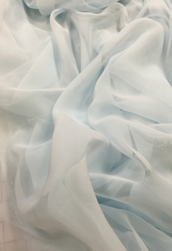 Poly Chiffon - 60-inches Wide Ice Blue