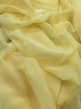 Poly Chiffon - 60-inches Wide Canary Yellow