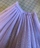 Nylon Chiffon - 60-inches Wide Iridescent Sparkle Lavender