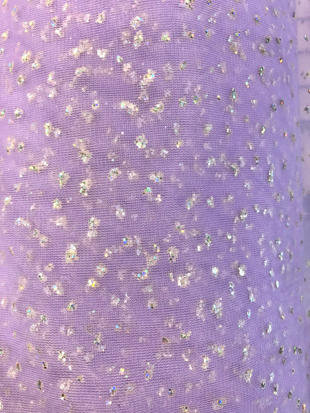 Nylon Chiffon - 60-inches Wide Iridescent Sparkle Lavender