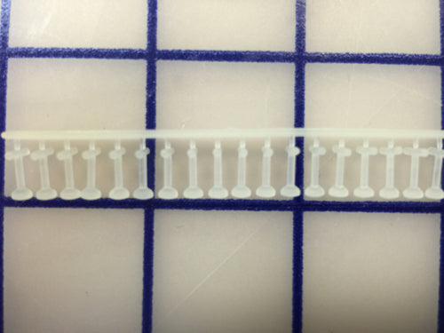 Buttoneer Button-Tacks Long 3/8 inch White