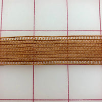 Elastic Invisible Mesh 7/8-inch Mocha Latte