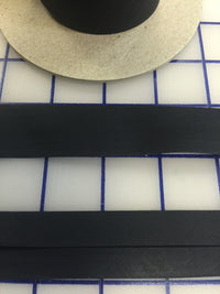 Bias Tape: Center Fold 1-inch Wide Black