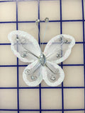 Butterflies - #BF2000 Iridescent White Small