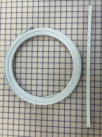 Hoopwire - Single Wire Plastic-Coated Steel 1/2 Inch White