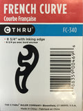 Ruler -  French Curve #FC340