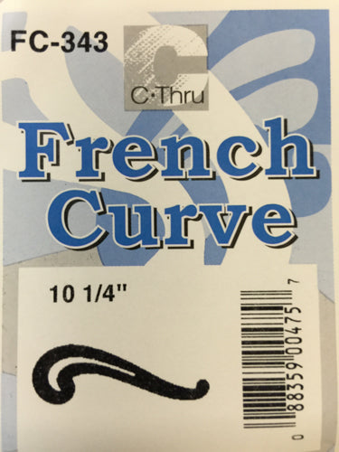 Ruler -  French Curve #FC343