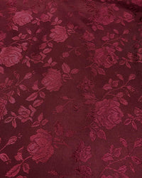 Brocade - 60-inches Wide Reversible Satin Jacquard Burgundy