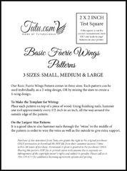 Download - Basic Faerie (Fairy) Wings Pattern