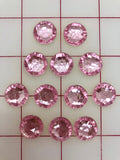 Decorative Gems - Acrylic Gems Light Rose Glue-Ons 1/2-inch 12-pack Close-Out