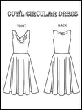 Dress Pattern - Cowl Neck Design by Jeremy Bernardoni