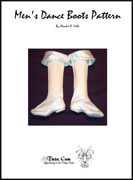 Miscellaneous Patterns - Stretch Dance Boot Top Pattern By Claudia Folts