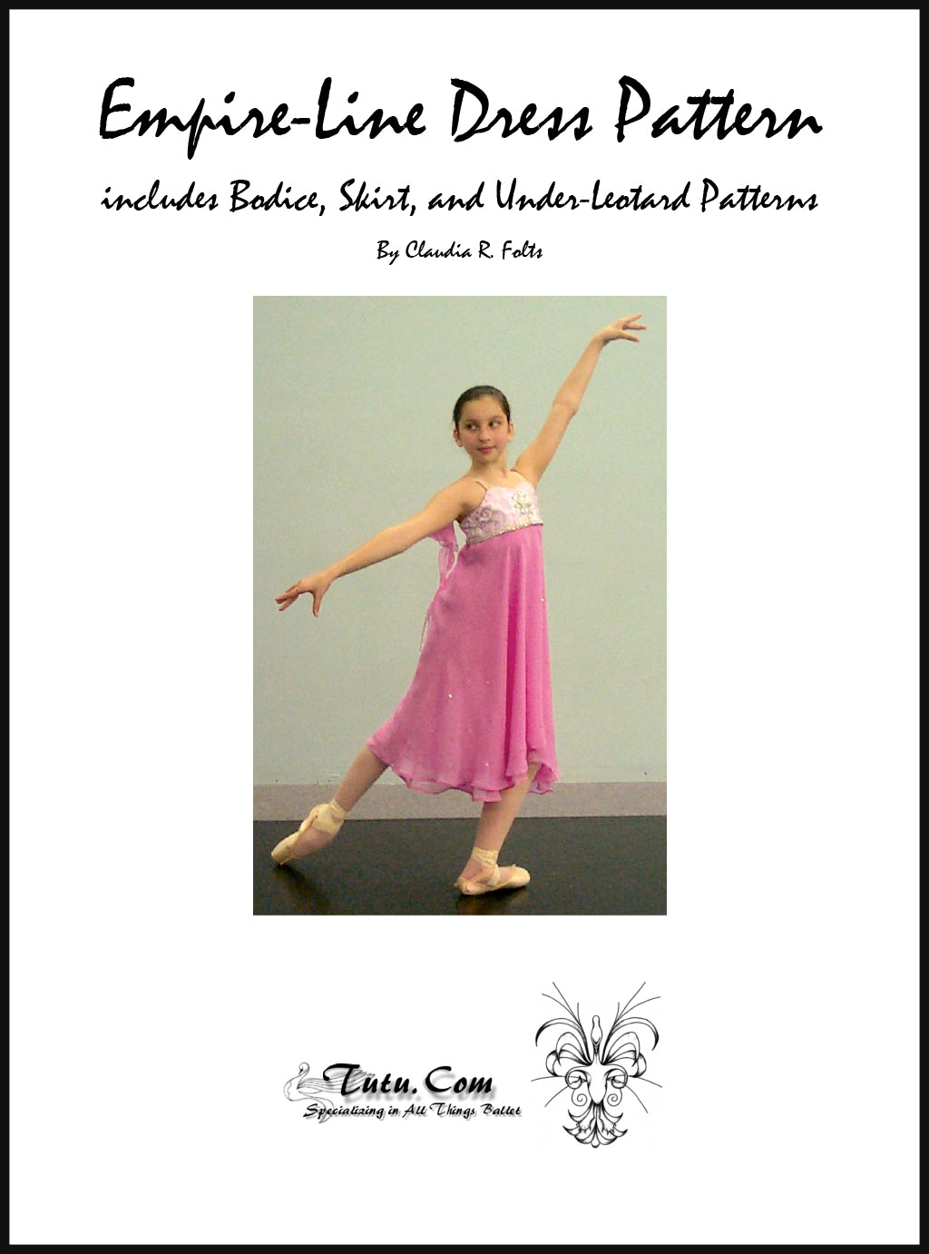 Dress Pattern - Empire-Line Design by Claudia Folts Child 12/14 Dress Pattern - Empire-Line Design by Claudia Folts Child 12/14