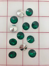 Decorative Gems - Acrylic Gems Emerald 1/2-inch Close-Out