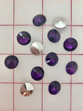 Decorative Gems - Acrylic Gems Deep Purple 1/2-inch Close-Out