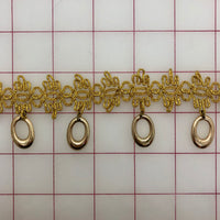 Trim - Gold with Oval Rings