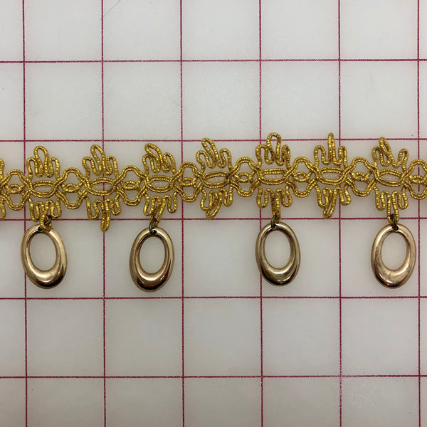 Trim - Gold with Oval Rings