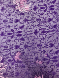 Brocade - 30-in Reversible Silk/Rayon Brocade Lavender and Pink