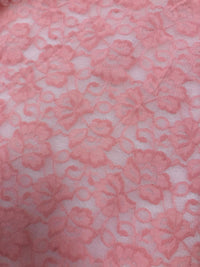 Stretch Lace - 78-inches Wide Dusty Rose