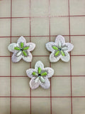 Applique - Flower Iron-On 3-Pack Light Pink Close-Out
