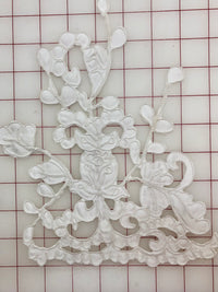 Applique - Beautiful White Dyeable Close-Out