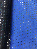 Hologram Dot Tulle - 58/60-inches Wide Navy Blue with Navy Dots