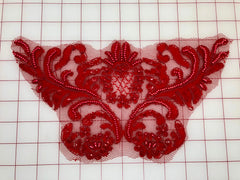 Applique - Beaded and Sequined Lace Motifs 4 Colors! Close-Out