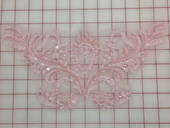 Applique - Beaded and Sequined Lace Motifs 4 Colors! Close-Out
