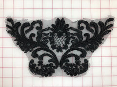 Applique - Beaded and Sequined Lace Motifs 4 Colors! Close-Out