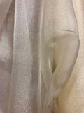 Sparkle Organza - 45-inches Ivory