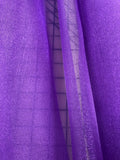 Sparkle Organza - 45-inches Roman Purple