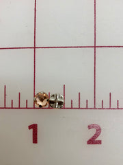Rhinestones - 30SS Czech Bright-Cut Rose Montees Light Peach 12-Pack