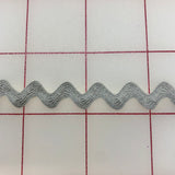 Non-Metallic Trim - .5-inch Grey Ric Rac Close-Out