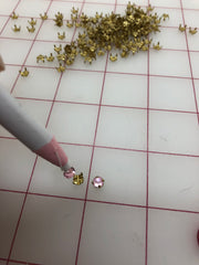 Rose Montee-Style Settings: 20SS Premium Un-Plated Brass Per Half Gross Packs