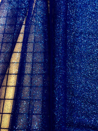 Glitter Tulle - 54-inches Wide Glitter Vibrant Royal Blue Special Purchase