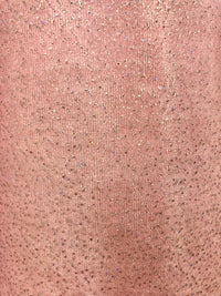 Sparkle Organza - 58-inches Wide Light Pink Iridescent Micro-Dots