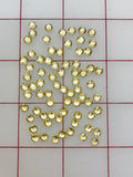 Rhinestones - 20ss Czech "Bright-Cut" Jonquil Flat Back