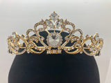 Tiara - Traditional Crystal and Gold Design