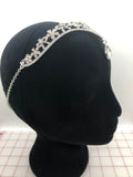 Tiara - Forehead-Point Crystal and Silver